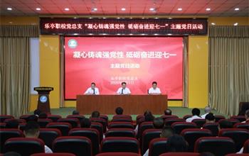 乐亭职校党总支开展“凝心铸魂强党性 ..